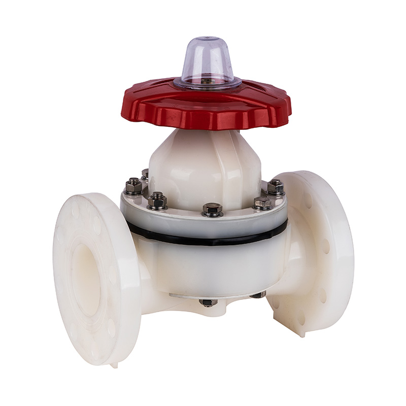 PVDF G41F-10F Přírubový membránový ventil DN20-150 20A-150A JIS Standard