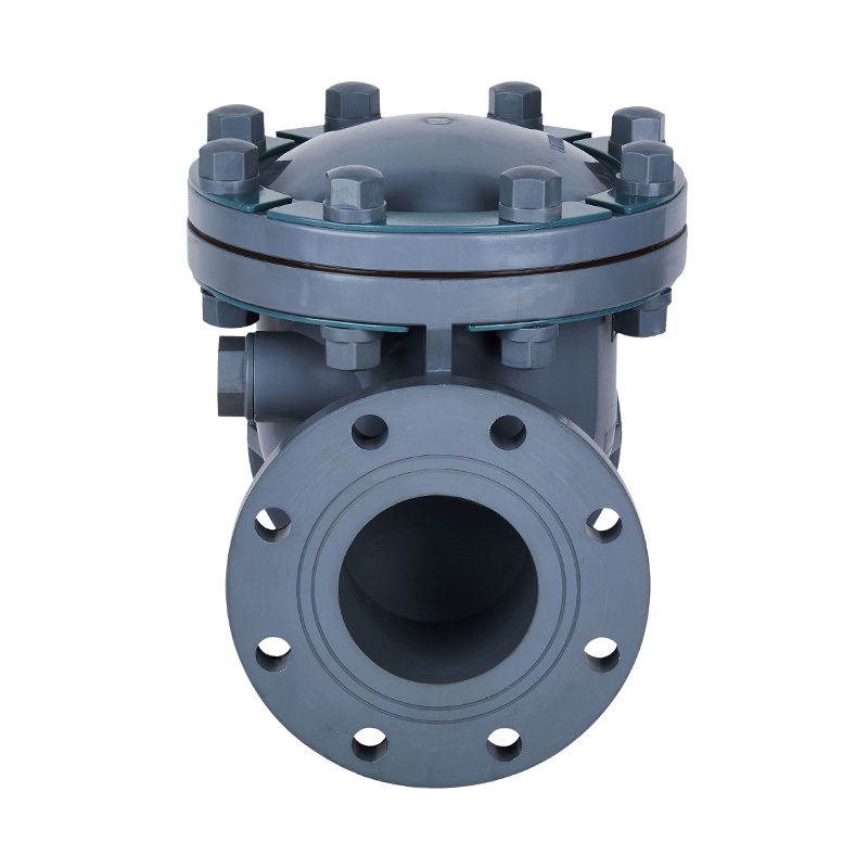 PVC-C H44F-10V Typ houpačky Zpětný ventil DN15-300 1/2'-12' ANSI Standard