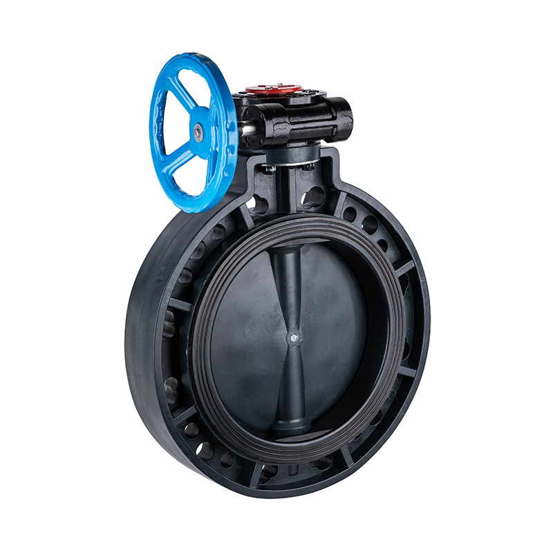 Šnekový klapkový ventil FRPP D371X-10S DN40-1000 40A-1000A JIS Standard