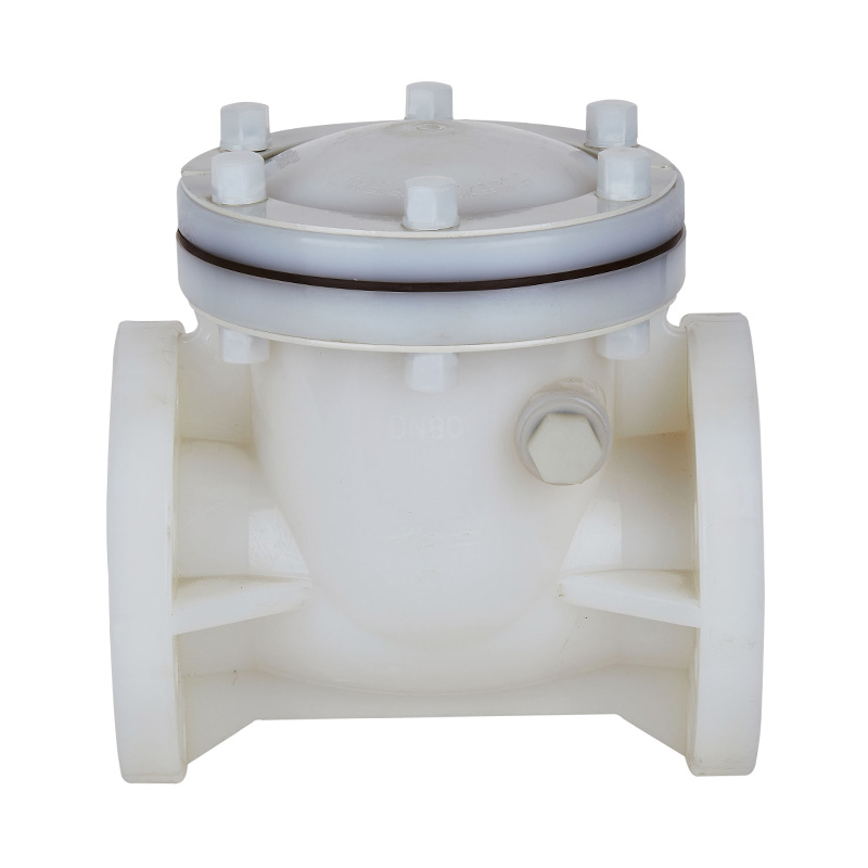 PVDF H44F-10F Swing Typ Zpětný ventil DN15-300 GB Standardní