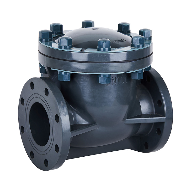 PVC-U H44F-10U Typ houpačky Zpětný ventil DN15-300 1/2'-12' ANSI Standard