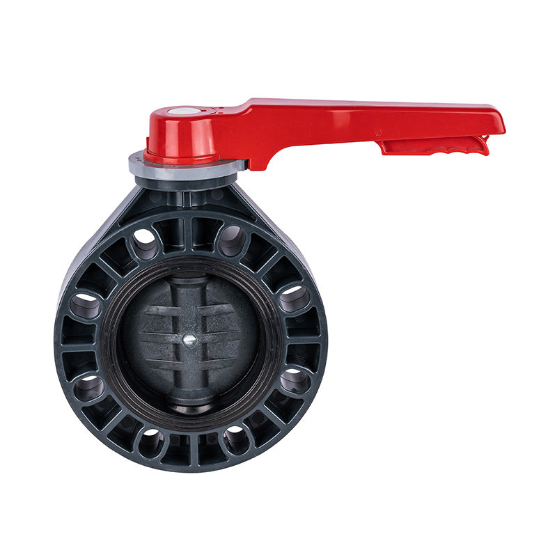 PVC-U D71X-10U Rukojeť klapkový ventil DN15-200 15A-200A JIS Standard