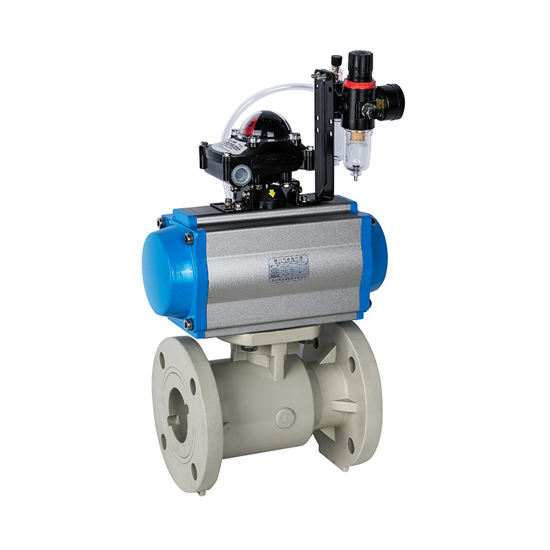 PPH Q641F-10S Pneumatický přírubový kulový ventil DN20-300 20A-300A JIS Standard